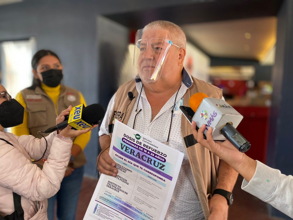 Se vacunará a 70 mil personas de 18 a 29 años del puerto de Veracruz