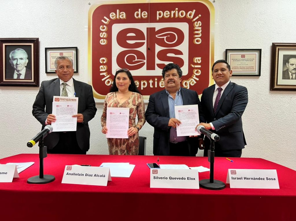 Firma CEAPP convenio de capacitación con Escuela de Periodismo Carlos Septién