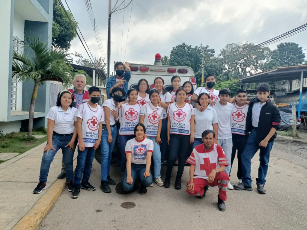Jornada de Descacharrizacion es llevada a cabo por voluntarios de la Cruz Roja Mexicana Delegación Tantoyuca «