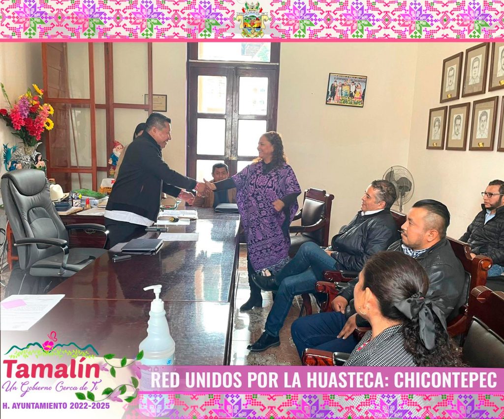 Alcaldesa de Tamalín, asiste a reunión con La Secretaría de Turismo y Cultura.