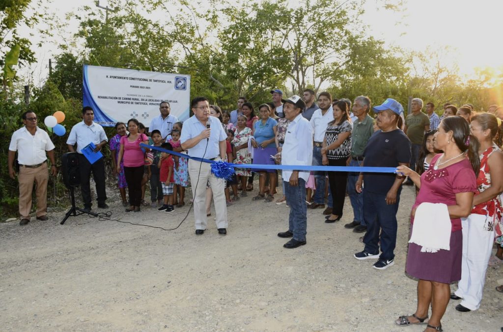 Alcalde JGA inauguró obra de rehabilitación de camino